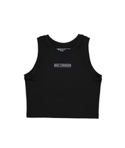 Adapt Sleeveless Crop Shirt - Black